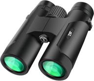 🔭 tdt 12x42 lightweight compact binoculars for adults - ideal for bird watching and hunting, exceptionally clear and sharp optics, wide field of view, effortless adjustments and focusing logo