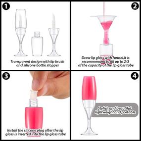 img 2 attached to 🍷 Refillable Wineglass Containers: Eco-Friendly Bottles for Your Beverage Delights