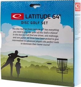 img 1 attached to 🥏 Latitude 64 Advanced 3-Disc Retro Burst Starter Set: Retro Keystone, Fuse, and Saint - Max Distance Frisbee Golf Driver - Varying Stamp & Color