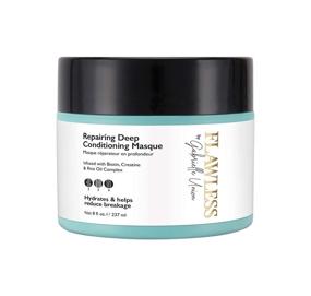 img 4 attached to 🏽 Gabrielle Union Flawless - Restorative Deep Conditioning Hair Treatment Masque for Natural Curly and Coily Hair, 8 OZ