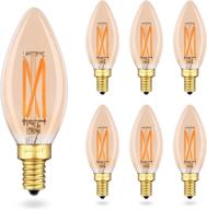 💡 energy-efficient b11 e12 edison led candelabra bulb: 40-watt equivalent illumination solution логотип