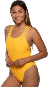 img 2 attached to 👙 Stylish and Comfortable JOLYN Women's Fixed Back One Piece Swimsuit: A Perfect Blend of Fashion and Function