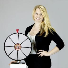 img 1 attached to 🎯 16 Inch White Dry Erase Prize Wheel by Midway Monsters