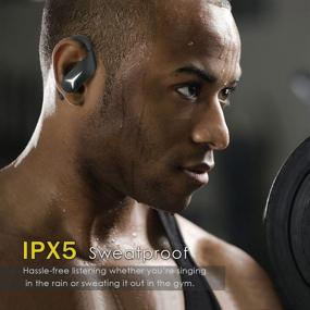 img 3 attached to 🎧 USBERG Wireless Earbuds Bluetooth 5.1: High-Quality Deep Bass Headphones with 36 Hrs Playtime, IPX5 Waterproof & Noise Cancellation - Ideal for Running Gym