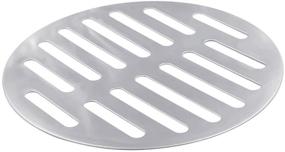 img 3 attached to 🚽 Vonty Round Floor Drain Cover - 6 Inch, 14 Holes - Stainless Steel, Silver Tone