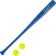 blitzball plastic baseball and bat bundle - bat and ball combo set with 2 balls logo