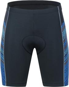 img 3 attached to 🚴 Comfortable ANIVIVO Cycling Shorts for Men with Cool Max Padded and Anti-Slip Belt - Perfect for Road Biking