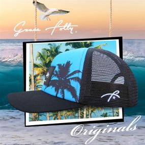 img 2 attached to 🧢 Youth Baseball Cap: Grace Folly Kids Trucker Hat for Boys & Girls (5-12 Years Old)