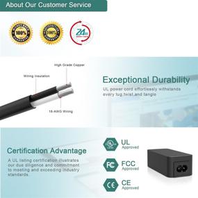 img 3 attached to 🔌 UL Listed 45W Charger for HP 15 Model: dw, dy, db, ef, dx, da, ay, ba, bw, f, u, bs, af, au, eh, cw, ac, ax, d, di, dr, ed - Laptop Power Supply Adapter