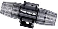 rockford fosgate single in-line agu fuse holder: ideal for 4 awg or 8 awg wire logo