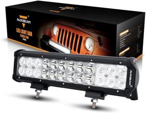 img 4 attached to 🚗 Auxbeam 12" LED Light Bar: 72W Driving Light for Off-Road Trucks, Car, Military, Mining, Heavy Equipment - Waterproof, Combo Beam, 3W 24pcs Chips