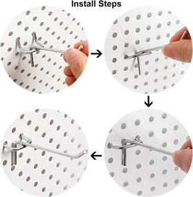 img 1 attached to 🔧 Universal Storage Display Pegboard Shelving System