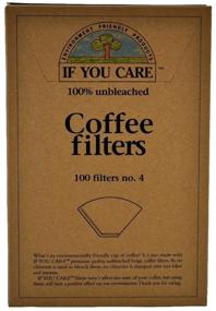 img 1 attached to ☕️ If You Care Unbleached Coffee Filters - #4 Cone, 100 Count (Pack of 2) – Eco-Friendly Filters for a Pure Coffee Experience