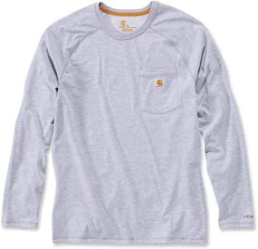 img 2 attached to Carhartt Cotton T Shirt Heather X Large Men's Clothing