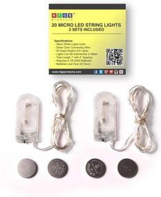 img 3 attached to 🔌 Versatile RTGS Warm White LED Fairy Lights: Perfect Indoor and Outdoor String Lights, Battery Powered for Patio, Bedroom, Holiday Decor, and More!