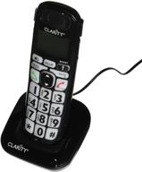 📞 clarity 52703p 1-ручной стационарный телефон, черный - дополнительный трубец для модели d703 - улучшенный звуковой сигнал логотип