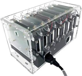 img 2 attached to C4Labs Cloudlet CASE: Cluster Case For Raspberry Pi And Other Single Board Computers-Clear
