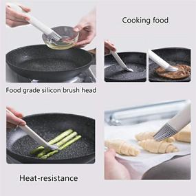 img 2 attached to 🔥 OYV Silicone Basting Brush - Heat Resistant, Food Grade BBQ Brush for Kitchen Cooking, Baking, and Barbecuing with Sauce, Marinades, & More