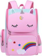 unicorn backpack childrens waterproof elementary logo