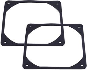 img 2 attached to 10pcs 120mm Black Anti-vibration Rubber Fan Gasket Silicone Shock Absorption Pad For PC Computer Case