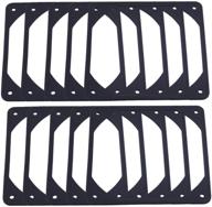 10pcs 120mm black anti-vibration rubber fan gasket silicone shock absorption pad for pc computer case logo