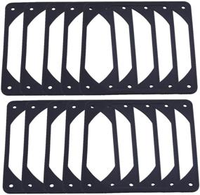 img 4 attached to 10pcs 120mm Black Anti-vibration Rubber Fan Gasket Silicone Shock Absorption Pad For PC Computer Case