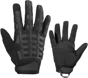 img 4 attached to 🧤 YOSUNPING Tactical Rubber Grip Full Finger Gloves for Airsoft Paintball, Motorcycle Riding, and Work