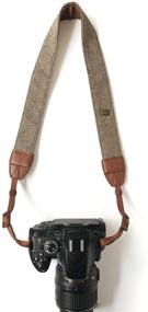 img 2 attached to 📸 Adjustable Vintage Soft Camera Neck Strap, Shoulder Belt for Women/Men - Nikon/Canon/Sony/Olympus/Samsung/Pentax ETC DSLR/SLR