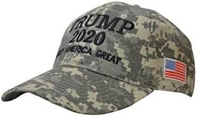 img 3 attached to 🧢 Top Choice: Donald Trump 2020 Keep America Great Cap - Adjustable Baseball Hat with USA Flag & Breathable Eyelets for Best Comfort