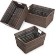 whitmor rattique storage baskets pieces logo