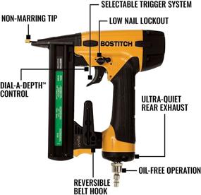 img 2 attached to 🔫 BOSTITCH SX1838K: Premium 18 Gauge Narrow Crown Stapler for Efficient Fastening