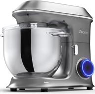 🔌 zuccie stand mixer sm-1552x: powerful 660w 10-speed tilt-head electric kitchen mixer for most home cooks - 8.5qt capacity, gray logo