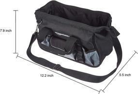 img 1 attached to Amazon Basics Small 12 Inch Tool Bag: Durable, Wear-Resistant with Strap