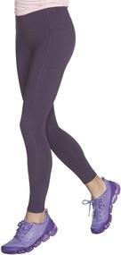 img 3 attached to Skechers Women's High Waisted Gowalk Leggings