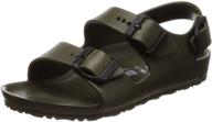 стильные и прочные: детская модель туфель birkenstock milano slingback black для комфортного ношения на открытом воздухе. логотип