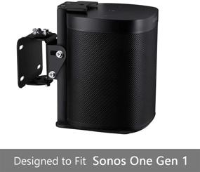 img 3 attached to Улучшите свой опыт использования Sonos с настенным кронштейном Galdoo с регулируемой высотой - металлическим держателем с защитой от коррозии, регулируемым поворотом и комплектом установочных аксессуаров - пара