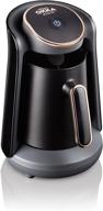 ☕ arzum okka minio automatic turkish/greek coffee machine, ul listed for usa, 120v, black/gold finish logo