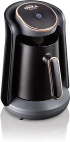 img 4 attached to ☕ Arzum Okka Minio Automatic Turkish/Greek Coffee Machine, UL Listed for USA, 120V, Black/Gold Finish