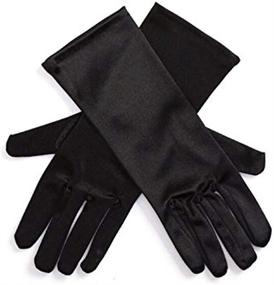 img 4 attached to 🧤 Chic Below Elbow Women's Gloves - Hepburn Breakfast Tiffanys - Fashionable Accessories
