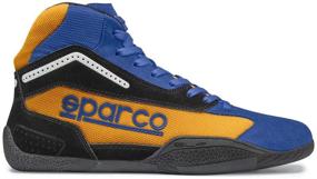 img 1 attached to 👟 SPARCO Gamma KB-4 Kart Boots [Blue/Orange] - EU 36 / UK 3.5 / US 4.5