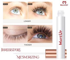 img 3 attached to MaveUp Eyelash Growth Serum Booster: Enhance Length and Experience Magic for Fuller, Mesmerizing Lashes. Nourish, Thicken, and Lengthen for Your Stunning, Alluring Eyes. A Must-Have Beauty Secret!