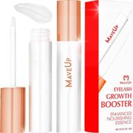 maveup eyelash growth serum booster: enhance length and experience magic for fuller, mesmerizing lashes. nourish, thicken, and lengthen for your stunning, alluring eyes. a must-have beauty secret! logo