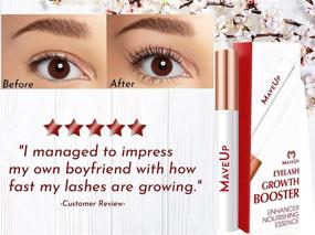 img 1 attached to MaveUp Eyelash Growth Serum Booster: Enhance Length and Experience Magic for Fuller, Mesmerizing Lashes. Nourish, Thicken, and Lengthen for Your Stunning, Alluring Eyes. A Must-Have Beauty Secret!