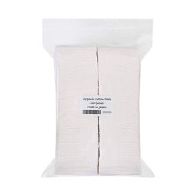 img 4 attached to 🌿 100% Organic Unbleached Japanese Cotton Pads - Pack of 100 Pieces [Made in Japan]