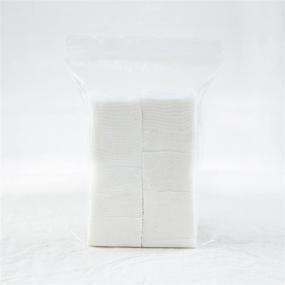 img 2 attached to 🌿 100% Organic Unbleached Japanese Cotton Pads - Pack of 100 Pieces [Made in Japan]