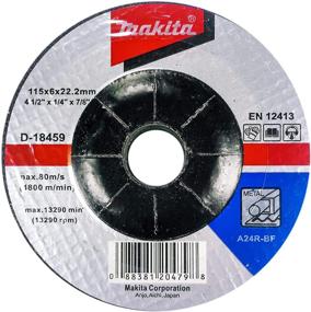 img 2 attached to 🔨 Makita 5 Pack - 4.5" Metal Grinding Wheel for Grinders - Aggressive Metal Grinding - 4-1/2 x 1/4 x 7/8-Inch