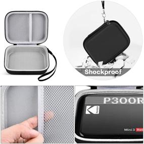 img 1 attached to 📷 Compact Case for Kodak Mini 3 Retro Instax Printer All-New Mini Shot 3 Square Mini Shot 3 Retro Portable Instant Camera & Photo Printer. Carrying Sleeve for Photo Paper and USB Cable (Box Only)