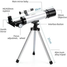 img 1 attached to 🔭 Small HD Zoom Monocular Telescope Star Finder with Tripod - Ideal Space Astronomical Spotting Scope for Kids and Beginners