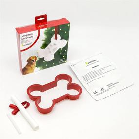 img 2 attached to 🐾 Pearhead Pet Natural Wood Paw Print Christmas Tree Ornament - Celebrate the Holidays with your Furry Friend!