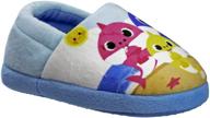 🦈 fun nickelodeon shark indoor slippers: lightweight boys' shoes for comfortable styling! logo